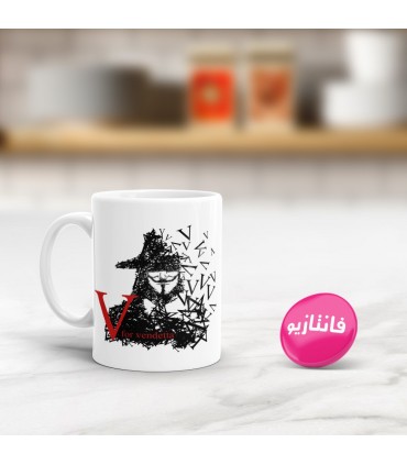 ماگ V for Vendetta - طرح سه