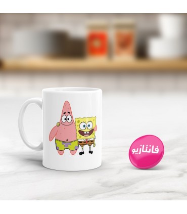 ماگ Bob & Patrick - طرح یک