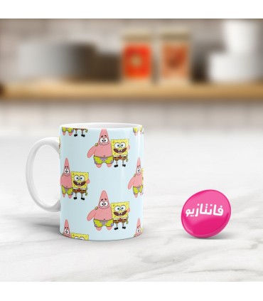 ماگ Bob & Patrick - طرح سه