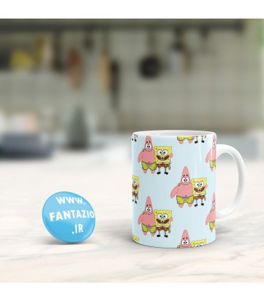 ماگ Bob & Patrick - طرح سه