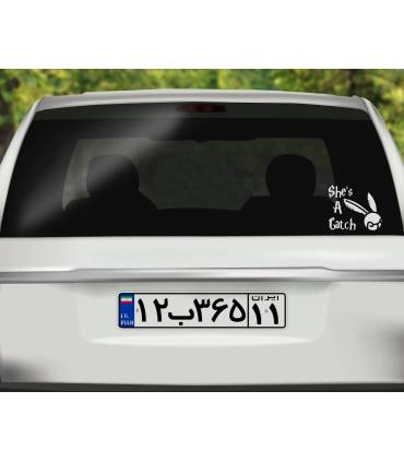 استیکر  She Is A Catch