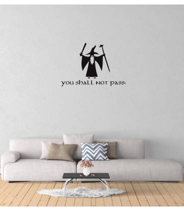 استیکر  You Shall Not Pass2