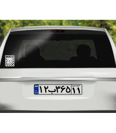 استیکر  White