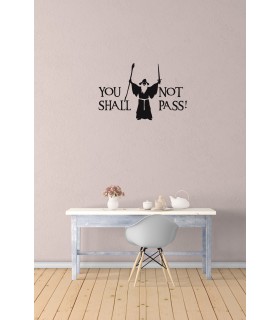استیکر  You Shall Not Pass3