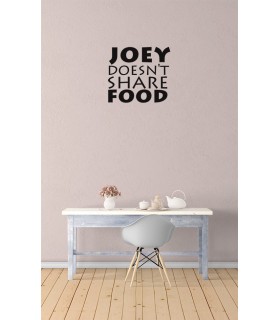 استیکرJoey Doesnt Share Food - طرح یک