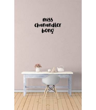 استیکر Miss Chanandler Bong