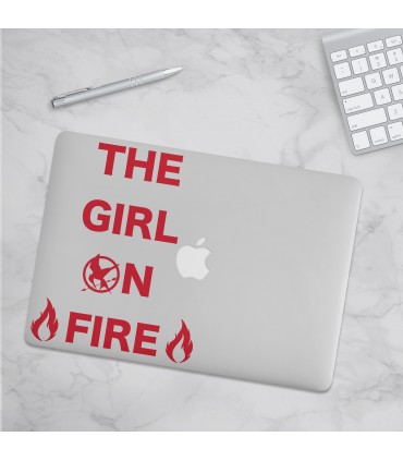استیکر The Girl On Fire