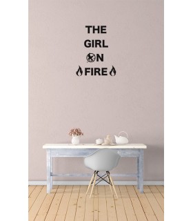 استیکر The Girl On Fire