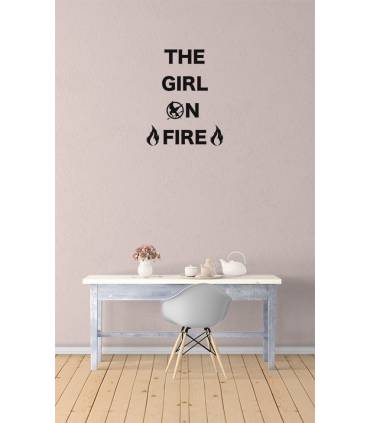 استیکر The Girl On Fire