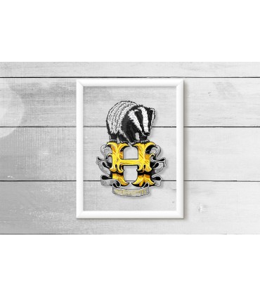 قاب شیشه ای Hufflepuff