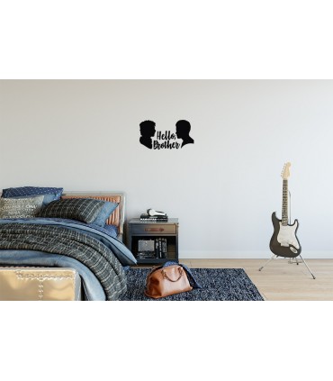 استیکر Hello Brother - طرح دو