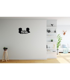 استیکر Hello Brother - طرح دو