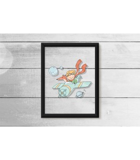 قاب شیشه ای Little Prince - طرح چهار