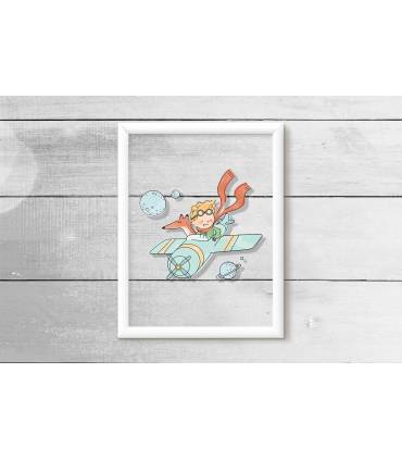 قاب شیشه ای Little Prince - طرح چهار