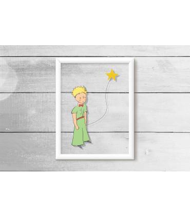 قاب شیشه ای Le petit Prince - طرح چهار