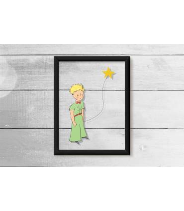 قاب شیشه ای Le petit Prince - طرح چهار
