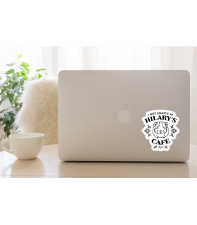 استیکر رنگی Hilarys cafe