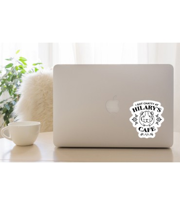 استیکر رنگی Hilarys cafe