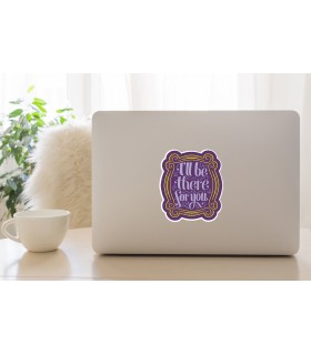 استیکر رنگی I'll be there for you - طرح دو