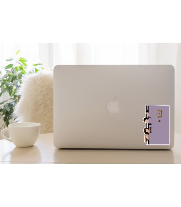 استیکر رنگی Friends - طرح دو