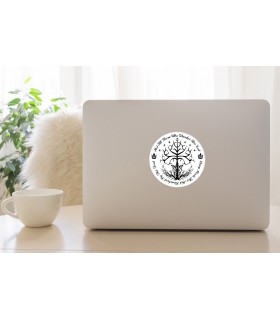 استیکر رنگی White Tree & Evenstar