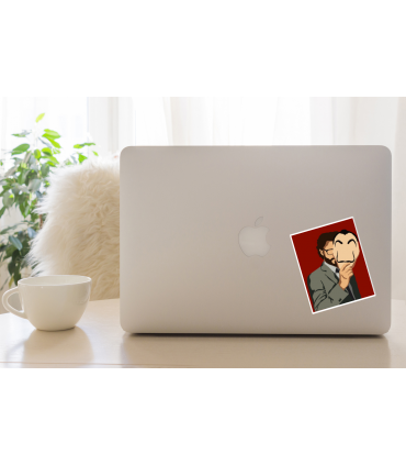 استیکر رنگی Professor - طرح یک