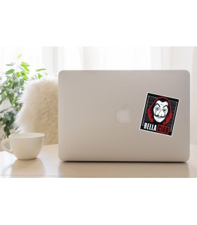 استیکر رنگی Bella Ciao - طرح یک