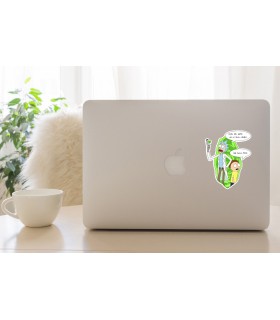 استیکر رنگی Rick & Morty - طرح دو