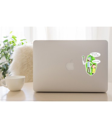 استیکر رنگی Rick & Morty - طرح دو