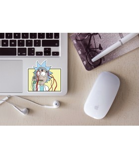 استیکر رنگی Rick - طرح سه