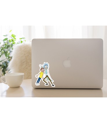 استیکر رنگی Rick & Morty - طرح چهار