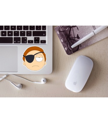 استیکر رنگی Morty - طرح سه