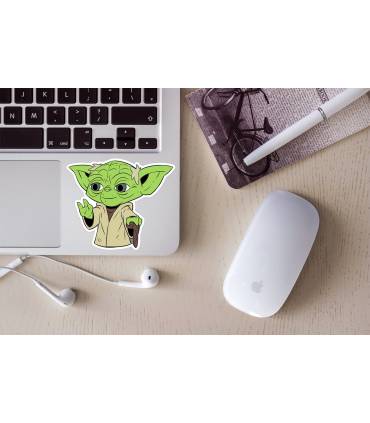 استیکر رنگی Yoda