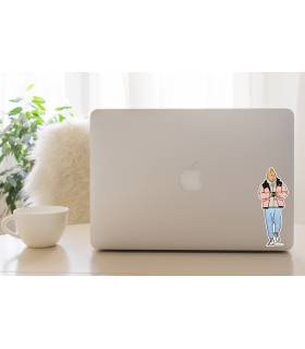 استیکر رنگی تن تن