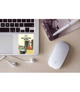 استیکر رنگی هدف کره ماه