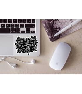 استیکر رنگی NOT ALL WHO WANDER5