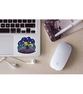 استیکر رنگی THE LITTLE PRINCE - طرح دو