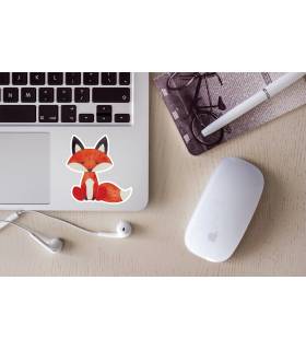 استیکر رنگی FOX - طرح دو