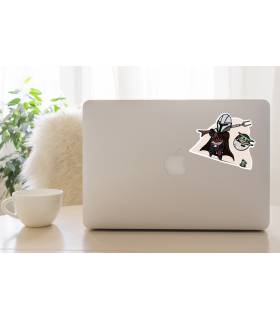 استیکر رنگی Mando and Child