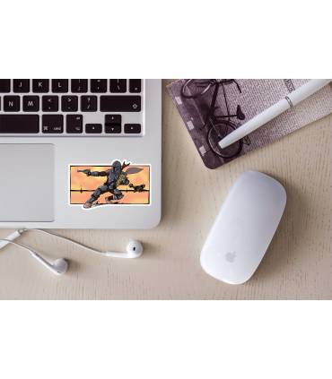 استیکر رنگی Mandalorian