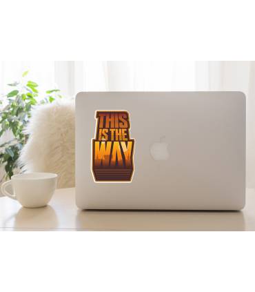 استیکر رنگی This is the Way