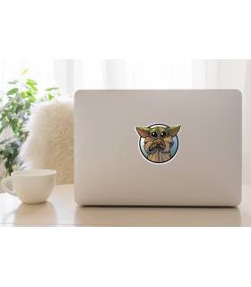 استیکر رنگی Baby Yoda