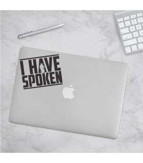 استیکر I have spoken