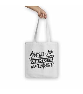 ساک پارچه ای NOT ALL WHO WANDER