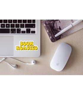 استیکر رنگی Boom Roasted