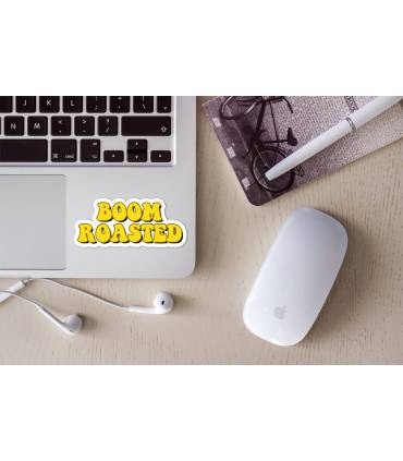 استیکر رنگی Boom Roasted