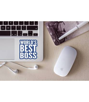 استیکر رنگی Worlds Best Boss