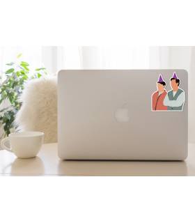 استیکر رنگی جویی و چندلر