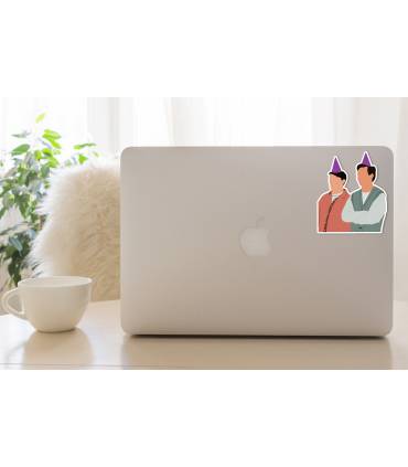 استیکر رنگی جویی و چندلر