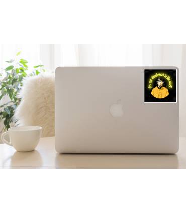 استیکر رنگی  We are wanderers in the dark